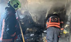 Malatya'da Yangın! Ev Kullanılamaz Hale Geldi