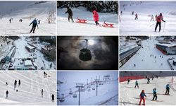 Palandöken ve Sarıkamış'ta bazı pistlerde kayak yapılmaya başlandı