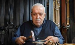 2 metrekarelik dükkanda 48 yıldır mesleğini icra ediyor