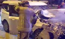 Diyarbakır'da zincirleme kaza: 3 yaralı