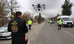 Elazığ'da kurallara uymayan sürücüler, dronla tespit edildi