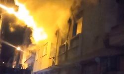 Elazığ'da metruk binada yangın