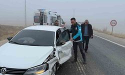 Elazığ'da sis kazaya neden oldu: 1 yaralı