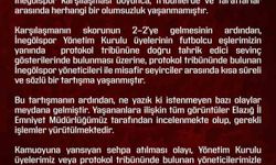 Elazığspor'dan olaylara ilişkin açıklama