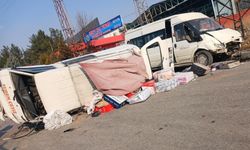 Gaziantep'te servis ile panelvan çarpıştı: Bir kişinin öldüğü feci kaza kamerada