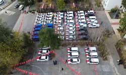 Siirt'te 68 araç kolluk kuvvetlerine teslim edildi