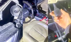 Malatya'da durdurulan araçta gizli sistem çıktı! 30 gün men