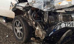 Araban'da otomobil ile kamyonet çarpıştı: 2 yaralı