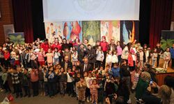 Çocuklar Yalçın Başkan'ın karne hediyesi ile eğlendi
