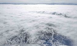 Sis ve kar altındaki Harput, en sessiz günlerini yaşıyor