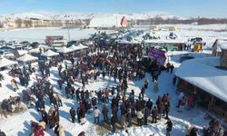 Sivas'ta yağan kar eğlenceye dönüştü, Kış Festivali'nin 2'ncisi düzenlendi