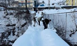 Tahta köprülerde kar nöbeti