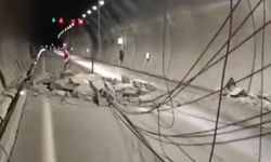 Erkenek Tüneli’nde Korkutan Göçük! Trafik Durdu