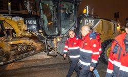 Malatya’da Karla Mücadelede "Saha" Denetimi
