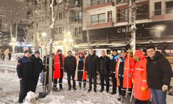 Yoğun Kar Yağışı Sonrası Battalgazi’de Ekipler Sahada