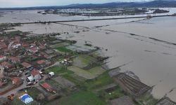 Edirne'de yatağından çıkan Tunca ve Meriç tarım arazilerini sular altında bıraktı