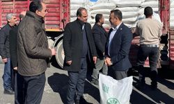 Arıcılara arı besleme şekeri dağıtıldı