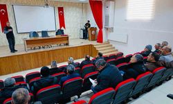 Elazığ'da muhtarlara çığ farkındalık eğitimi