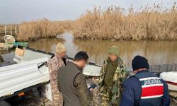 Yasak bölgede avlanan 3 şahıs, jandarma ekiplerince yakalandı