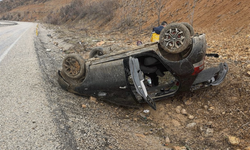 Adıyaman–Malatya Yolunda Kaza: Takla Atan Araç Trafiği Kilitledi