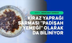 Malatya mutfağının gizli hazinesi: Kiraz yaprağı sarması
