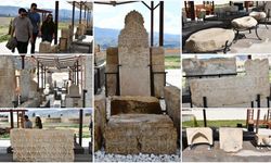 Tarihi Hasankeyf'te gün yüzüne çıkarılan 147 eser sergileniyor