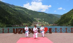Trabzon'un turizm noktaları spor gösterilerine sahne oldu