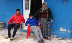 Adıyaman'da Engelli çocuklarına hem anne hem baba oldu