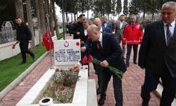 Adıyaman'da Kent Protokolü Şehitlik Ziyaretinde Bulundu