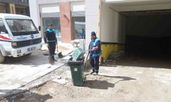 Akpınar Çarşısı’nda Teslimat Öncesi Temizlik Çalışması