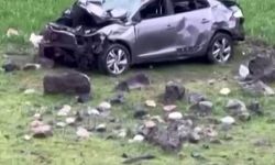 Batman'da Araç Uçuruma Yuvarlandı