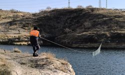 Fırat Nehri'nde Ağ ile Avlanma Yasağına Uymayan Şahsı Jandarma Yakaladı