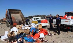 O ilde 5 ton bozuk gıda ele geçirildi