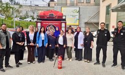 Yeşilyurt Hastanesi Personeline Yangın ve Afet Eğitimi: Uygulamalı Tatbikat Gerçekleştirildi