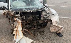 Malatya’da Kontrolden Çıkan Otomobil Tabelaya Çarptı: 2 Yaralı