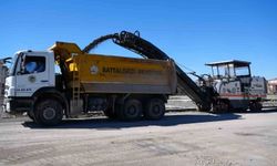 Battalgazi'de Eski Asfalt Kırsal Yollarda Yeniden Kullanılıyor