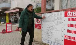 Malatya'da vatandaş, evin önündeki kaldırımın kendi mülkü olduğunu iddia etti