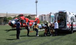 Malatya’da Zamanla Yarış! 19 Yaşındaki Hasta İçin Ambulans Helikopter Havalandı