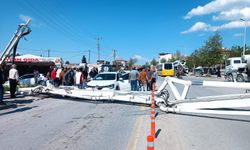 Battalgazi’de Facianın Eşiğinden Dönüldü: 50 Metrelik Beton Pompası Devrildi