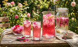 Malatya’da Gül Şerbeti Geleneksel Lezzetiyle Yaz Sofralarını Serinletiyor