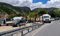 Bir Anda Şantiyeye Savruldu: Tünel Yolunda Korkutan Kaza