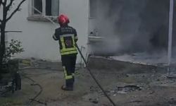Elazığ'da yangın: 1 kişi dumandan etkilendi