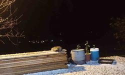 Elazığ Baskil’de Aniden Bastıran Dolu Ortalığı Beyaza Bürüdü! Çiftçi Zarar Tespitinde