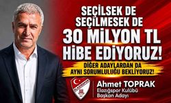 Elazığspor Başkan Adayı Ahmet Toprak’tan 30 Milyon TL’lik Hibe Sözü