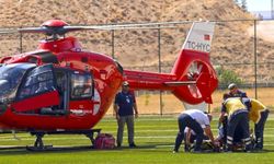 Malatya'da 82 Yaşındaki Hasta Helikopter Ambulansla Kurtarıldı