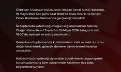 Sivasspor seçime gidiyor!