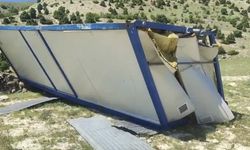 Rüzgarın Gücü Şaşırttı: Konteyner 100 Metre Sürüklendi!
