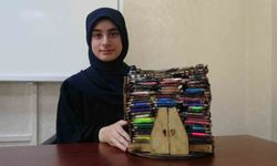 Kimse Çöpe Atmasın! 13 Yıldır Biriktirdiği Kalemlerle Öyle Bir Şey Yaptı Ki...