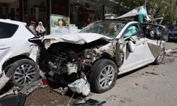 Elazığ'da zincirleme kaza: Freni patlayan kamyon 10 araca çarptı