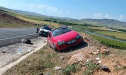 Elazığ’da Otomobil Takla Attı!